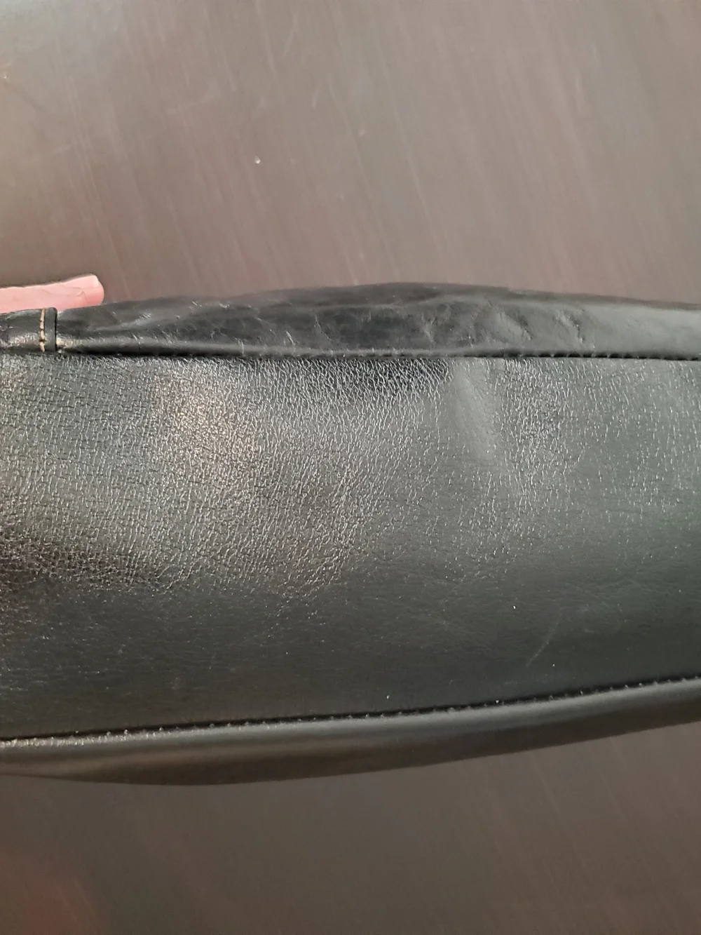 Giani Bernini Black Leather Crossbody Purse Vintage